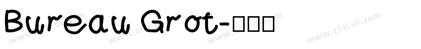 Bureau Grot字体转换